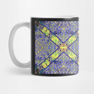 Fijian Tapa Cloth 82 by Hypersphere Mug